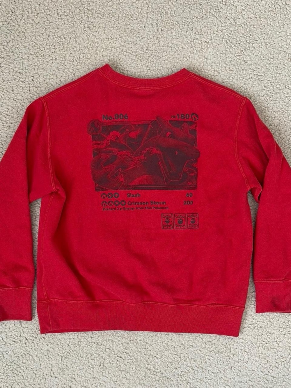 UNIQLO KIDS POKEMON UT GRAPHIC SWEATSHIRT (CHARIZARD EDITION)